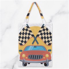 Automobile Car Checkered Drive Classic Tote Bag by Sudhe