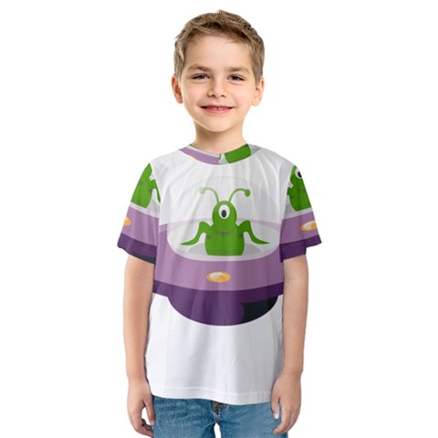 Ufo Kids  Sport Mesh Tee by Sudhe
