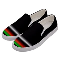 Colorful Neon Background Images Men s Canvas Slip Ons by Sudhe