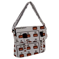 Vintage Calculator Buckle Messenger Bag by Sudhe