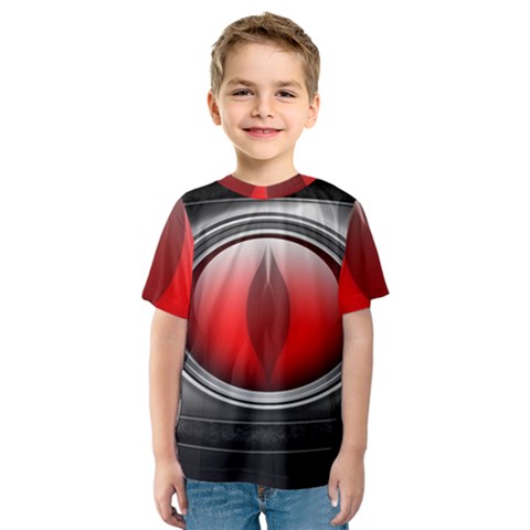 Red Eye Kids  Sport Mesh Tee by Sudhe