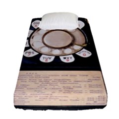 Vintage Payphone Fitted Sheet (single Size) by Sudhe