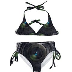 Vintage Camera Digital Kids  Classic Bikini Set by Sudhe