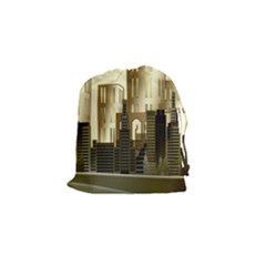 Architecture City House Drawstring Pouch (small) by Sudhe