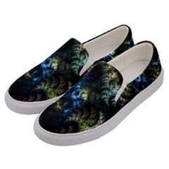 Abstract Digital Art Fractal Men s Canvas Slip Ons by Sudhe