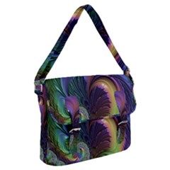 Fractal Artwork Art Swirl Vortex Buckle Messenger Bag by Sudhe