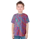 Fractal Bright Fantasy Design Kids  Cotton Tee View1