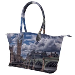 Architecture Big Ben Bridge Buildings Canvas Shoulder Bag by Sudhe