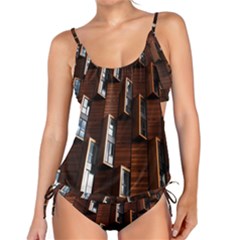 Abstract Architecture Building Business Tankini Set by Sudhe