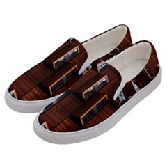 Abstract Architecture Building Business Men s Canvas Slip Ons by Sudhe
