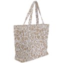 Vector Classical Pattern Zip Up Canvas Bag View2