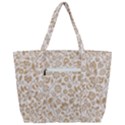 Vector Classical Pattern Zip Up Canvas Bag View3