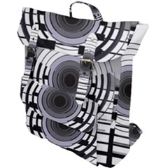 Glass Illustration Technology Buckle Up Backpack by Sudhe