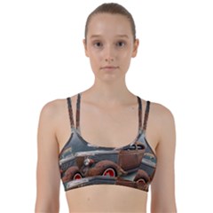 Auto Old Car Automotive Retro Line Them Up Sports Bra by Sudhe