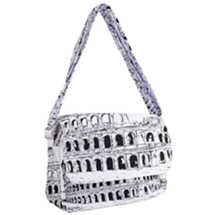 Line Art Architecture Courier Bag by Sudhe