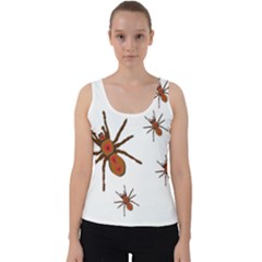 Nature Insect Natural Wildlife Velvet Tank Top by Sudhe