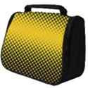 Dot Halftone Pattern Vector Full Print Travel Pouch (Big) View1
