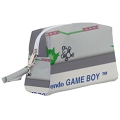 Game Boy White Wristlet Pouch Bag (large) by Sudhe