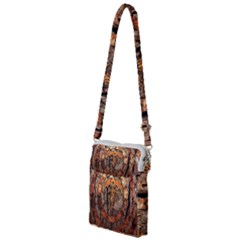 Queensryche Heavy Metal Hard Rock Bands Logo On Wood Multi Function Travel Bag by Sudhe