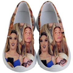 Lele Pons - Funny Faces Kids  Lightweight Slip Ons by Valentinaart