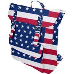 American Flag Buckle Up Backpack by Valentinaart