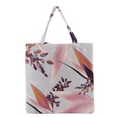 Memo Foral Grocery Tote Bag by tangdynasty