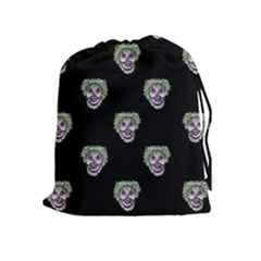 Creepy Zombies Motif Pattern Illustration Drawstring Pouch (xl) by dflcprintsclothing