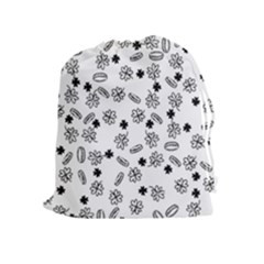 St Patricks Day Pattern Drawstring Pouch (xl) by Valentinaart
