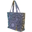 Tile Design Art Mosaic Pattern Zip Up Canvas Bag View1
