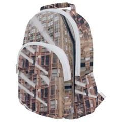 Chicago L Morning Commute Rounded Multi Pocket Backpack by Riverwoman
