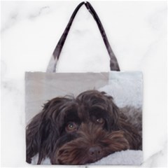 Laying In Dog Bed Mini Tote Bag by pauchesstore