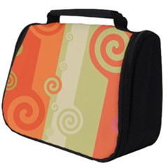 Ring Kringel Background Abstract Red Full Print Travel Pouch (big) by Mariart