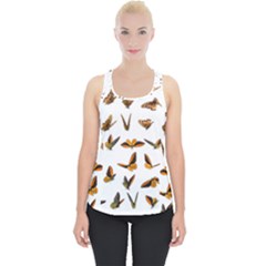 Butterfly Butterflies Insect Swarm Piece Up Tank Top by Pakrebo