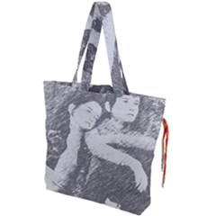 Kids Drawstring Tote Bag by snowwhitegirl