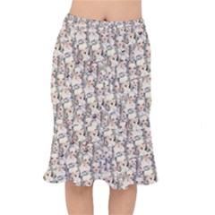Vintage Singing Heads Mermaid Skirt by snowwhitegirl