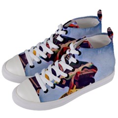 Pretty Colors Cars Women s Mid-top Canvas Sneakers by StarvingArtisan