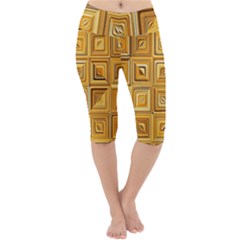 Electric Field Art Xv Lightweight Velour Cropped Yoga Leggings by okhismakingart