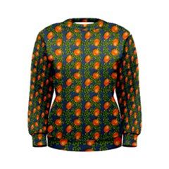 Mandarins Teal Blue Women s Sweatshirt by snowwhitegirl