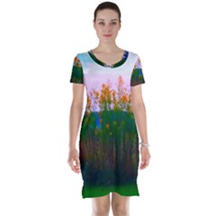 Field Of Goldenrod Short Sleeve Nightdress by okhismakingart