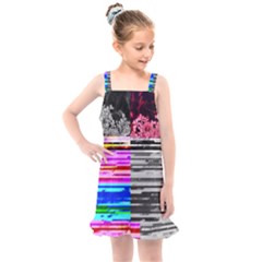Double Static Wall Queen Annes Lace Kids  Overall Dress by okhismakingart