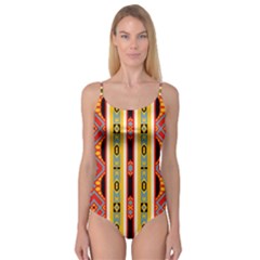Rhombus And Stripes           Camisole Leotard by LalyLauraFLM
