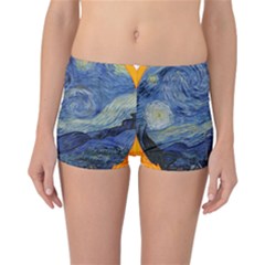The Starry Night Starry Night Over The Rhne Pain Reversible Boyleg Bikini Bottoms by Sudhe