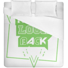 Never Look Back Duvet Cover (king Size) by Melcu