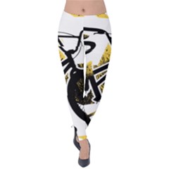 Bmx Velvet Leggings by Melcu
