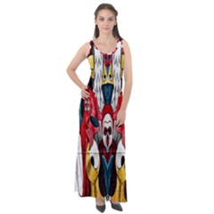 Graffiti 2 Sleeveless Velour Maxi Dress by ArtworkByPatrick