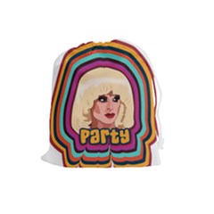 Katya Zamolodchikova Logo Drawstring Pouch (large) by milliahood