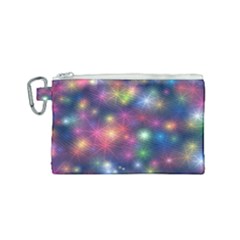 Abstract Background Graphic Space Canvas Cosmetic Bag (small) by Bajindul