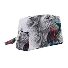 Lion King Head Wristlet Pouch Bag (medium) by Sudhe