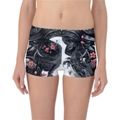 Sleeve Tattoo  Samurai Reversible Boyleg Bikini Bottoms by Sudhe