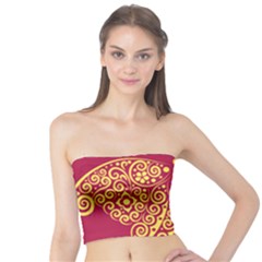 Butterfly Insect Bug Decoration Tube Top by HermanTelo